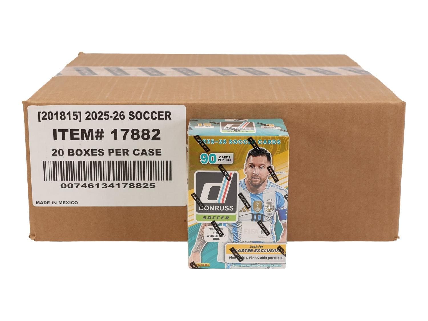 2025/26 PANINI DONRUSS ROAD TO FIFA WORLD CUP SOCCER BLASTER HOBBY 20-BOX CASE