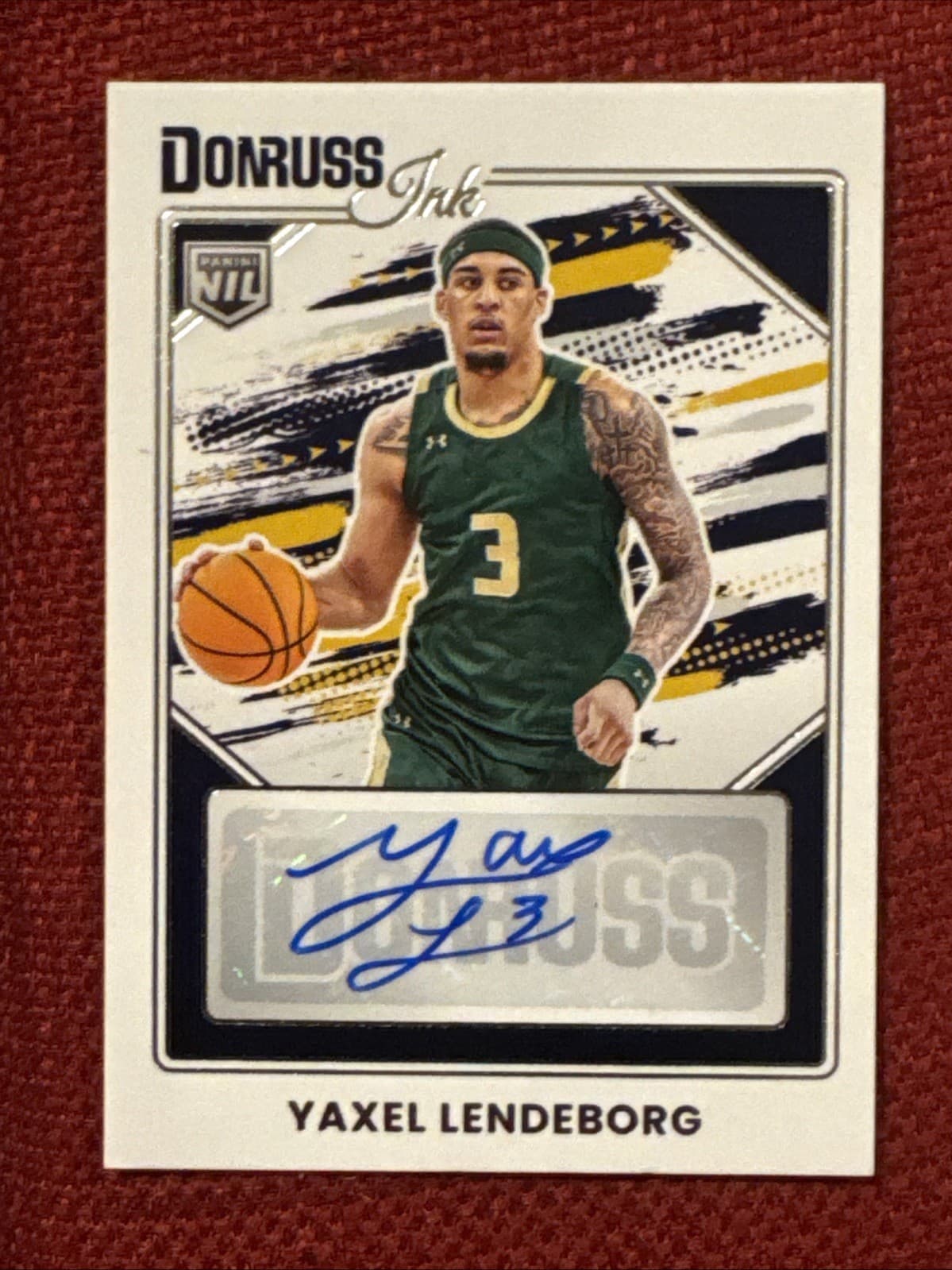 Panini 2025-26 Donruss Basketball Donruss Ink Yaxel Lendeborg Auto #INK-YXL