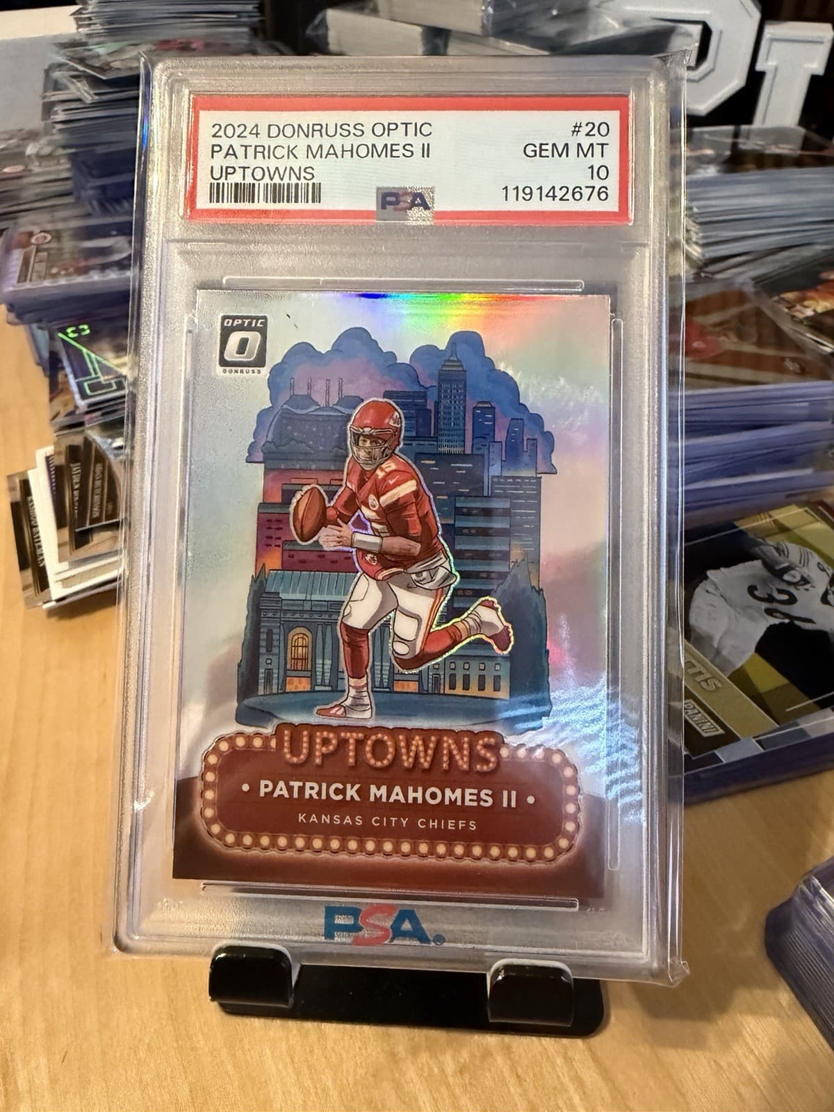 2024 Panini Donruss Optic Uptowns #20 Patrick Mahomes Ii Psa 10