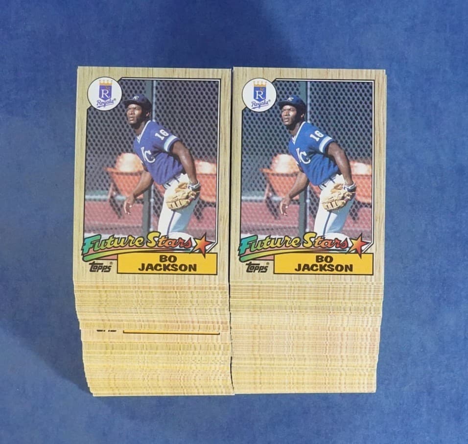 1987 TOPPS #170 BO JACKSON RC LOT OF 170 MINT B375644