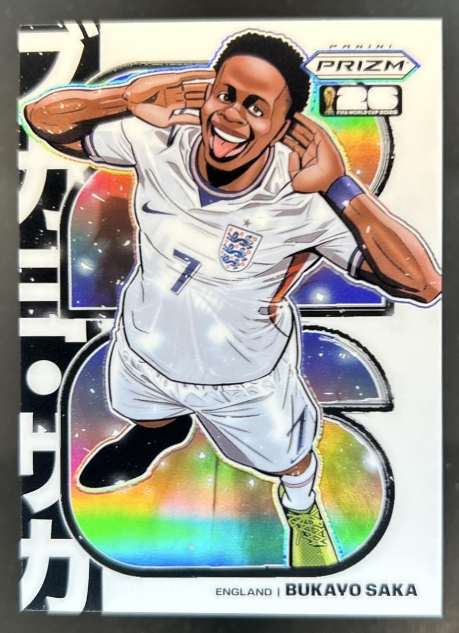 2026 Panini Prizm World Cup Bukayo Saka Manga SSP #1 England