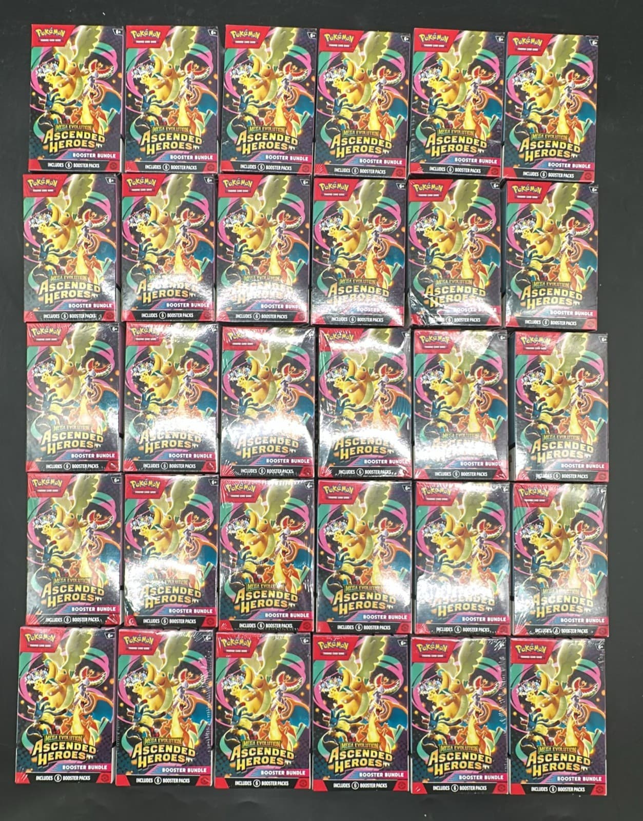 Lot of (30) ME02.5 Pokemon TCG Ascended Heroes Booster Bundles SEALED NEW