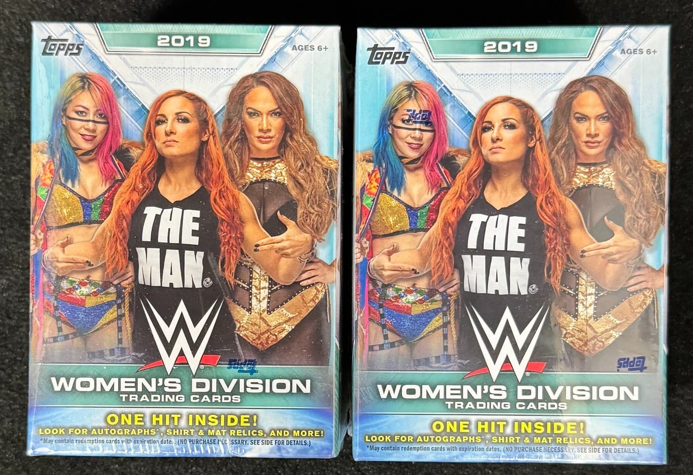 2019 TOPPS Wrestling WWE Women's Division BLASTER Box LOT x2 RARE SEALED NICE!