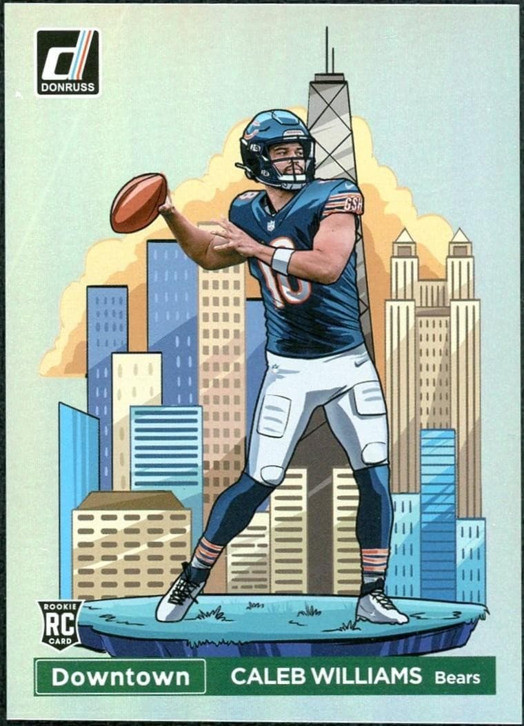2024 Panini Donruss Caleb Williams Rookie Downtown! #21