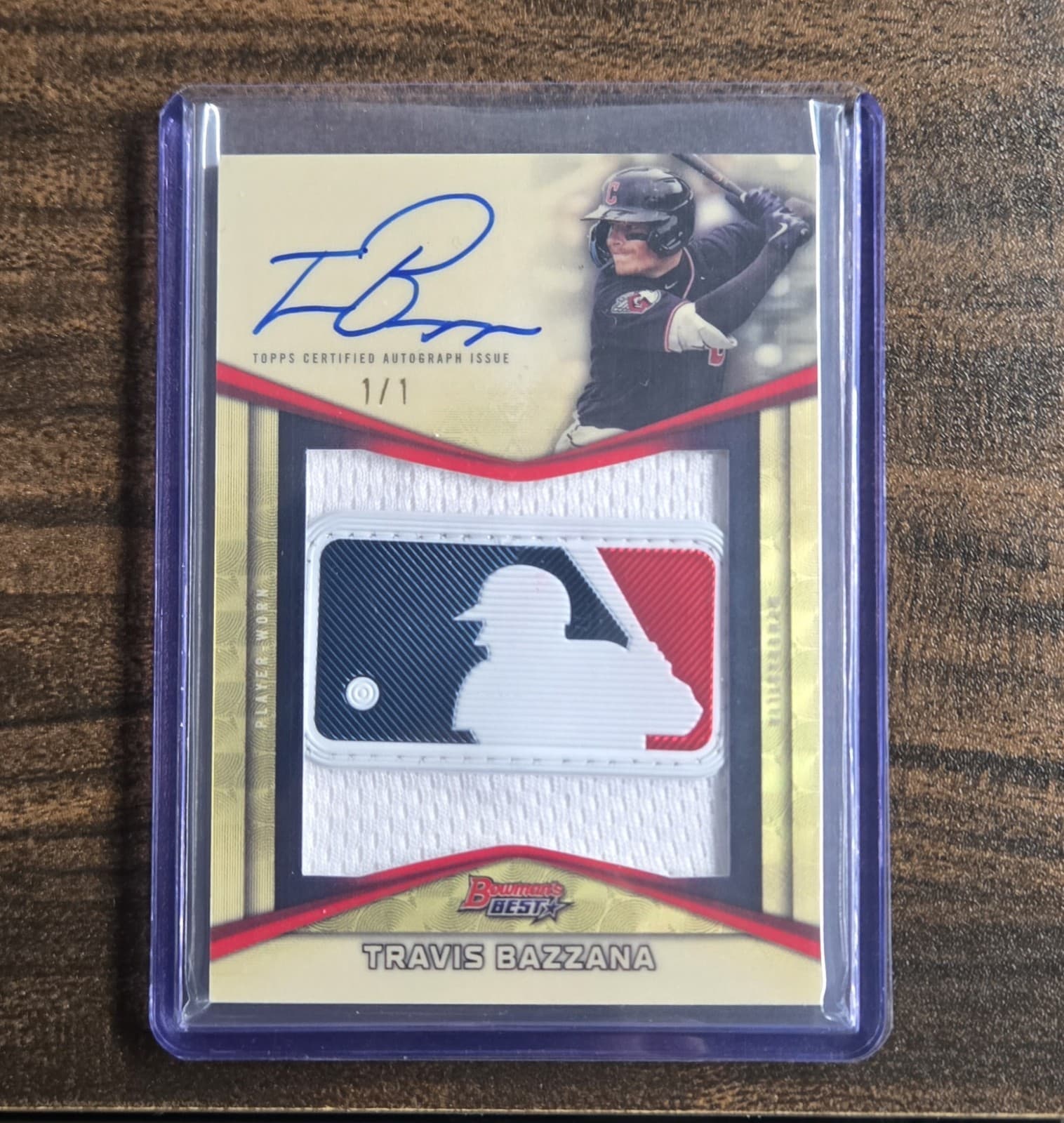 2025 Bowman's Best Travis Bazzana 1/1 Superfractor Logoman Auto. 