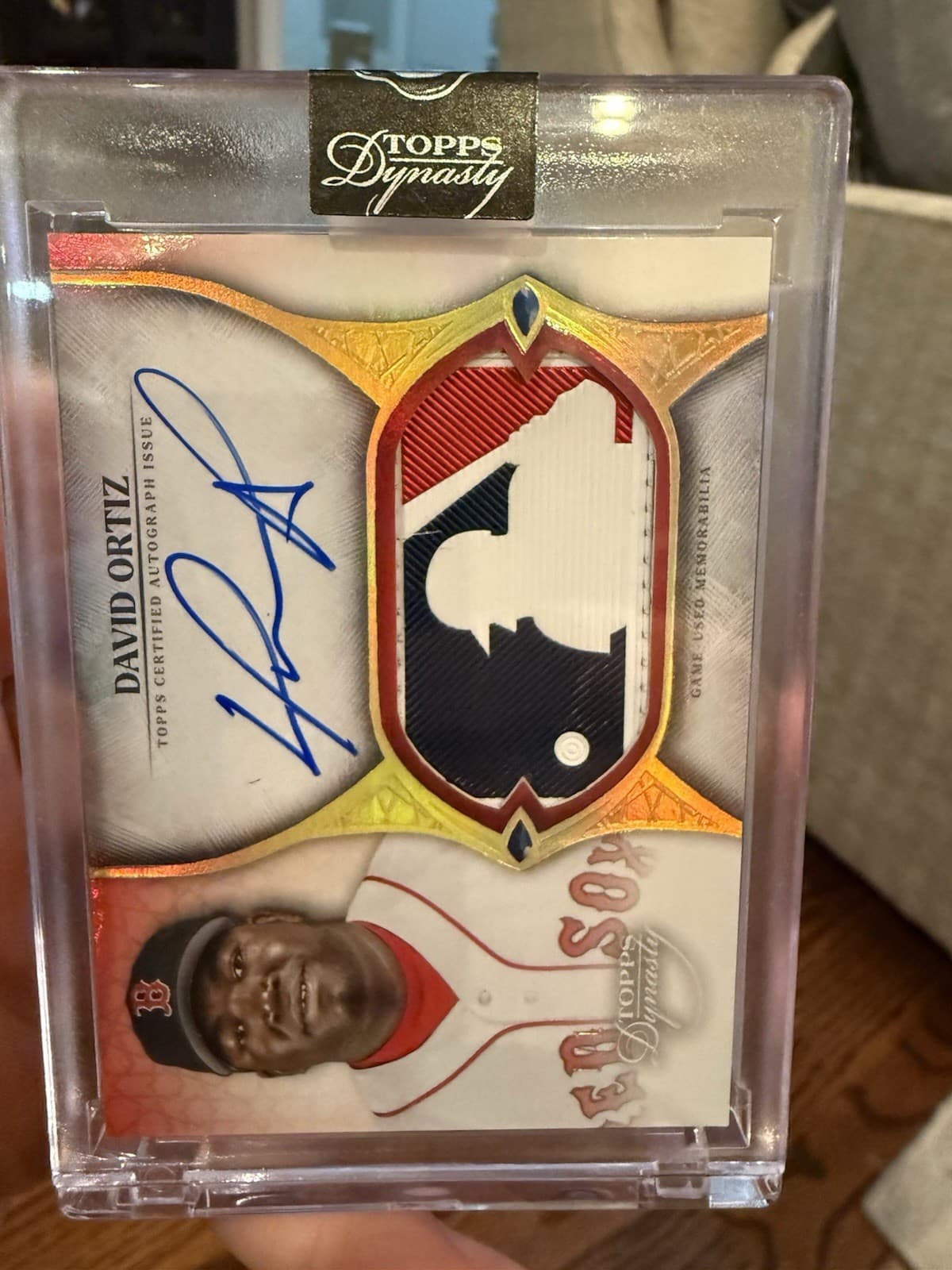 2025 Topps Dynasty David Ortiz Logoman Patch #1/1.  Superfractor!