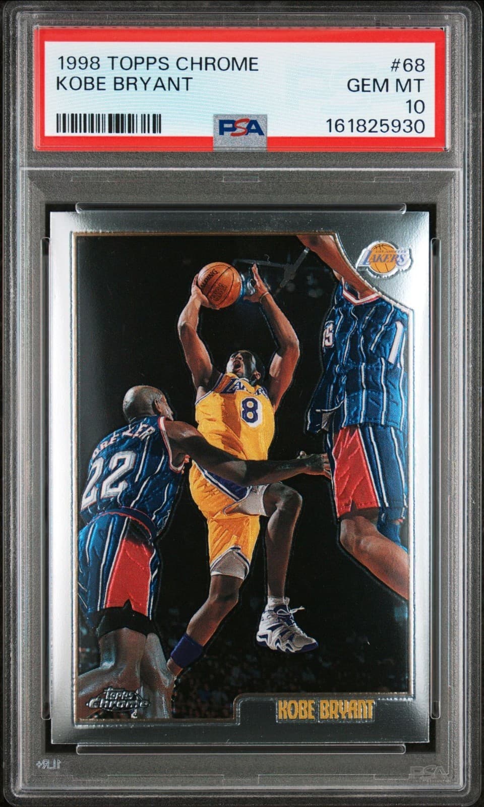 1998-99 Topps Chrome #68 Kobe Bryant PSA 10 Graded Basketball Card HOF Lakers