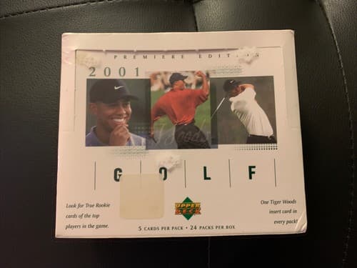 2001 UPPER DECK SEALED GOLF HOBBY BOX