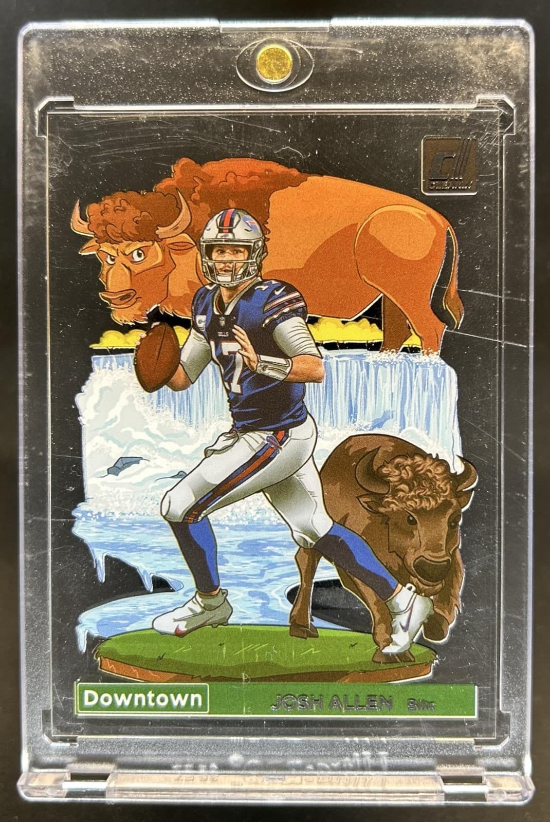 2022 Panini Clearly Donruss Josh Allen Downtown #DT-JA Bills
