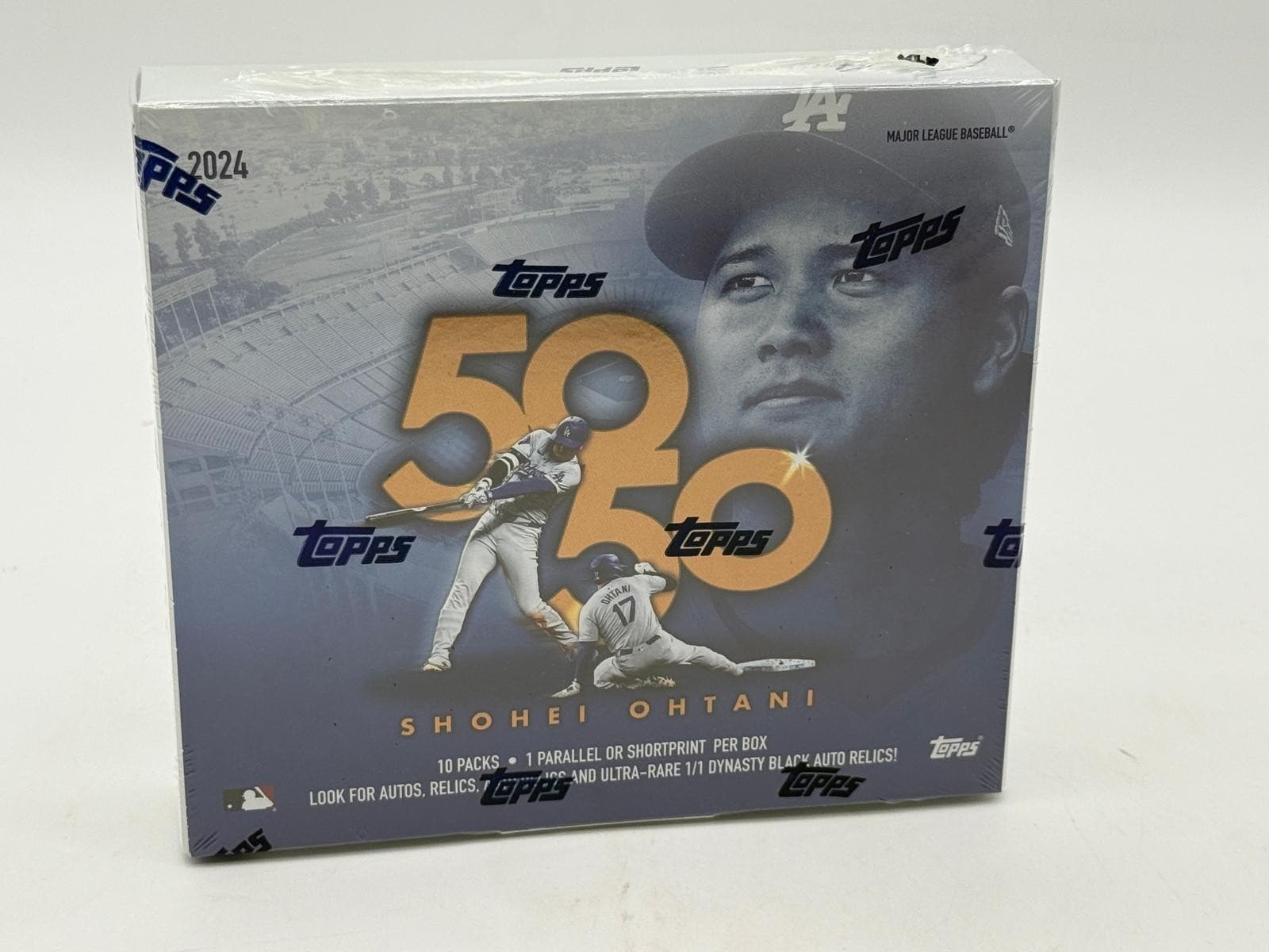 2024 Topps 50/50 Shohei Ohtani Baseball 10-Pack Box SEALED