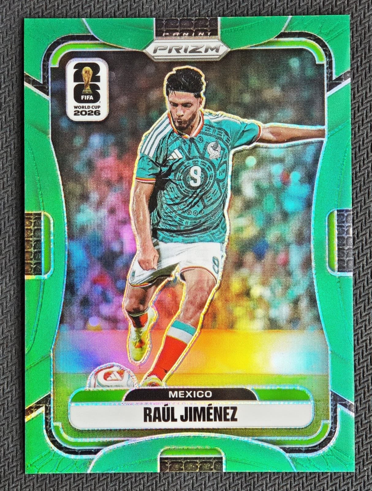 2026 Panini Prizm FIFA World Cup Raul Jimenez #284 Mexico Green /5