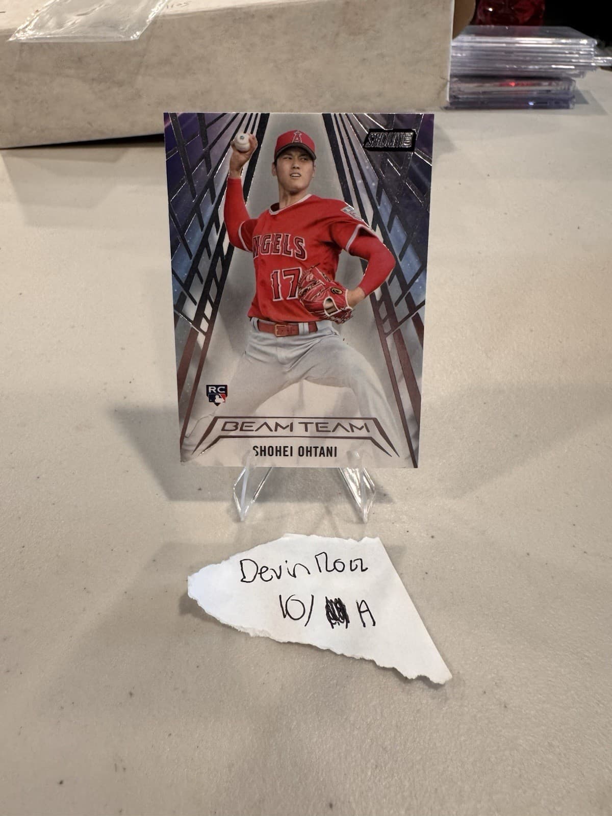 Shohei Ohtani Rookie RC Beam Team Stadium Club 2018
