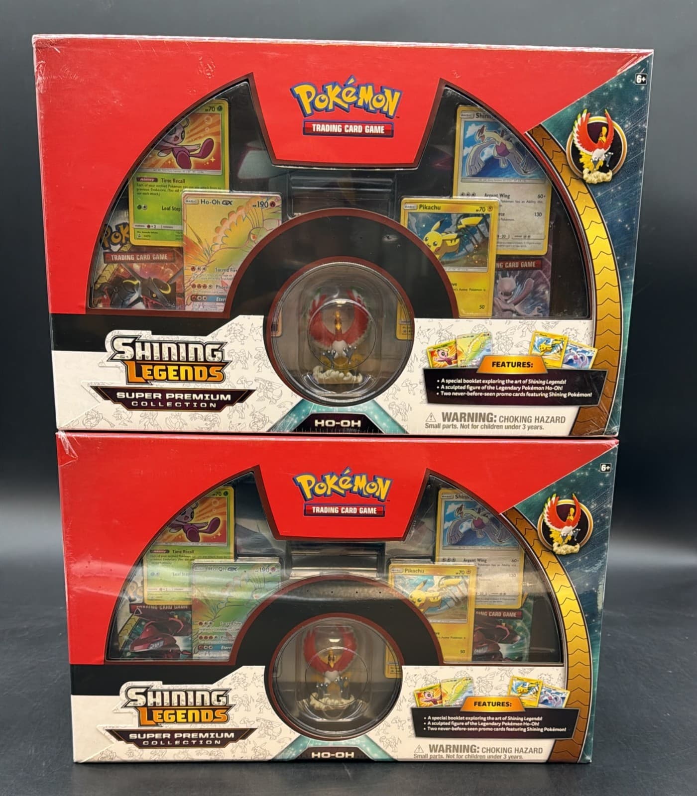 Lot of (2) Pokemon Shining Legends HO-OH Super Premium Collection SEALED