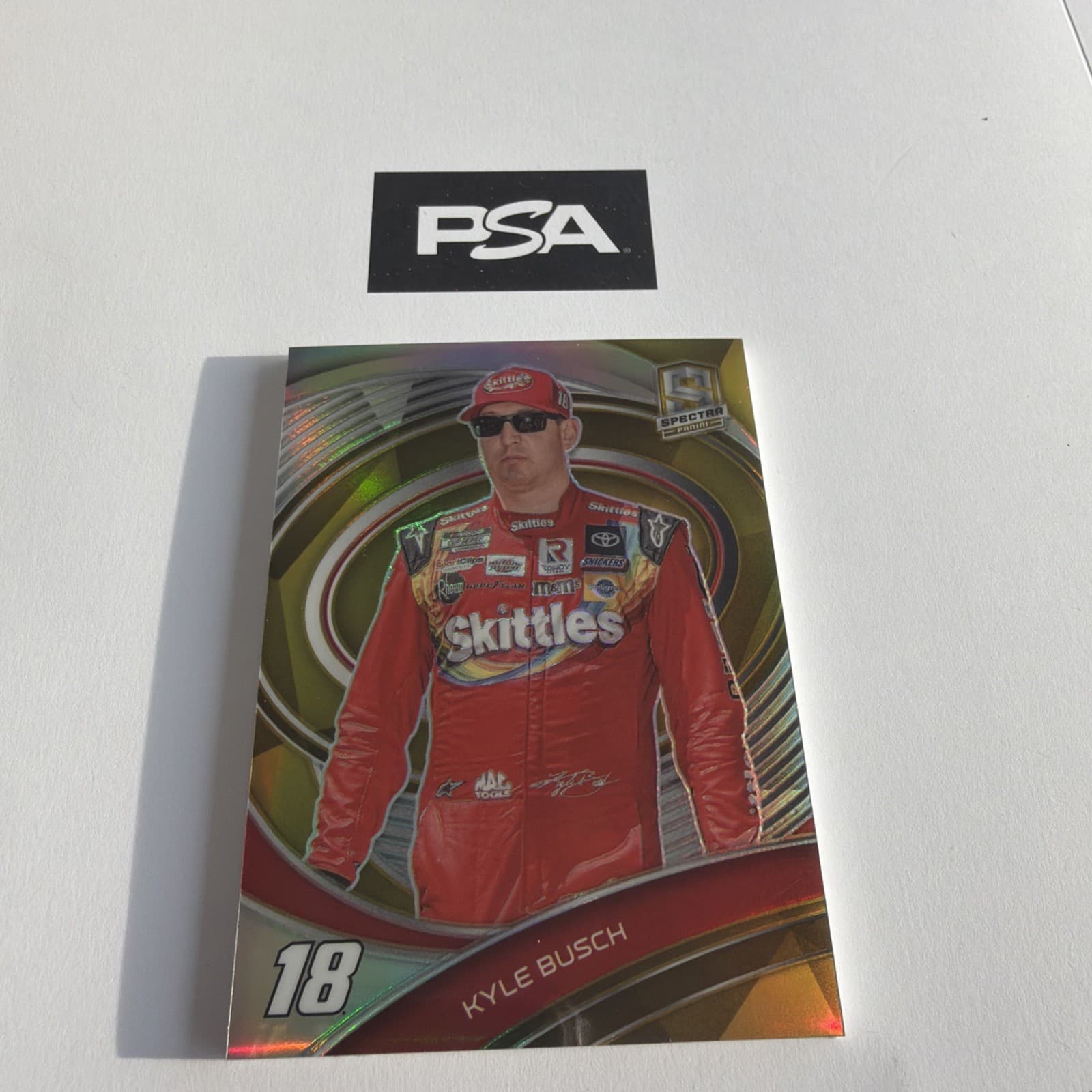 2022 Panini Chronicles Spectra Gold Racing Kyle Busch #11 #’d 10/10 1/1 NASCAR