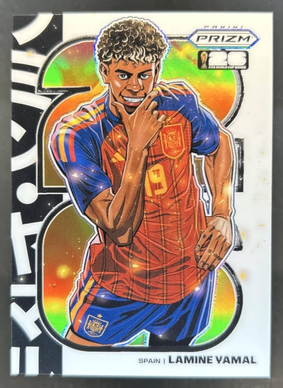 2026 Panini Prizm World Cup Lamine Yamal Manga SSP #6 Spain