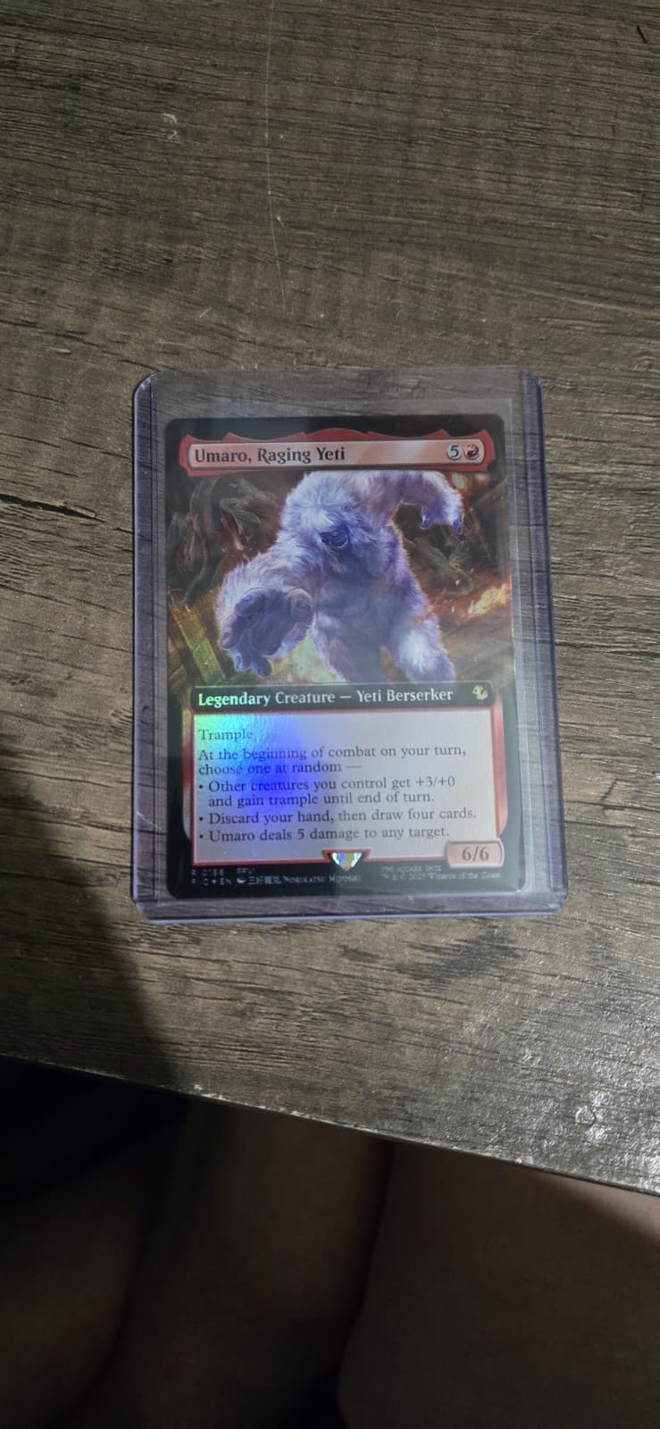 Umaro, Raging Yeti Extended Art Foil Magic: The Gathering Card FIC 0156 NM