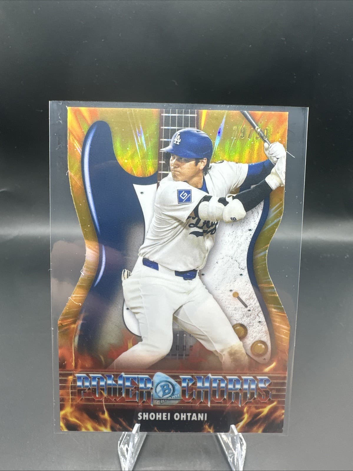 2026 Bowman Shohei Ohtani SP Gold Refractor Power Chords #'d /50