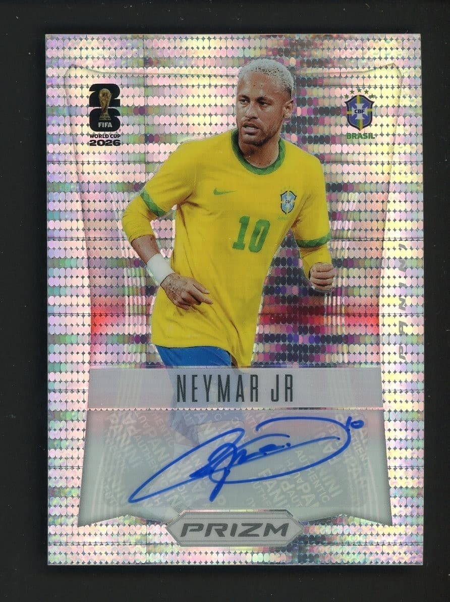 2026 Prizm FIFA World Cup Soccer 2012 Throwback Preferred Neymar Jr AUTO