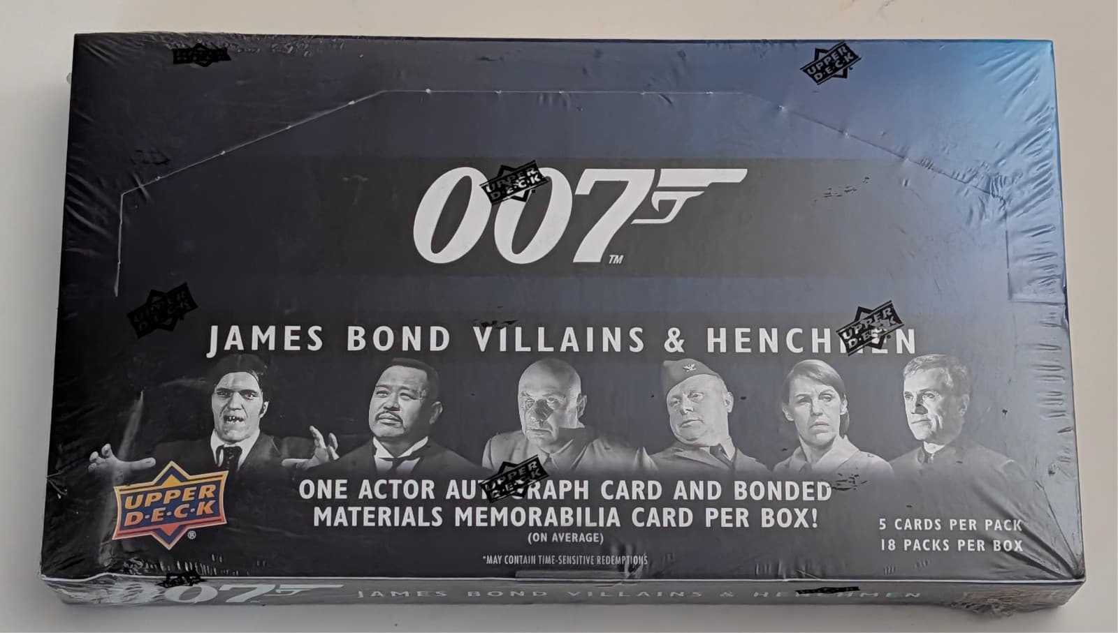 (NEW SEALED) 2021 UPPER DECK JAMES BOND 007 VILLAINS & HENCHMAN TRADING CARD BOX