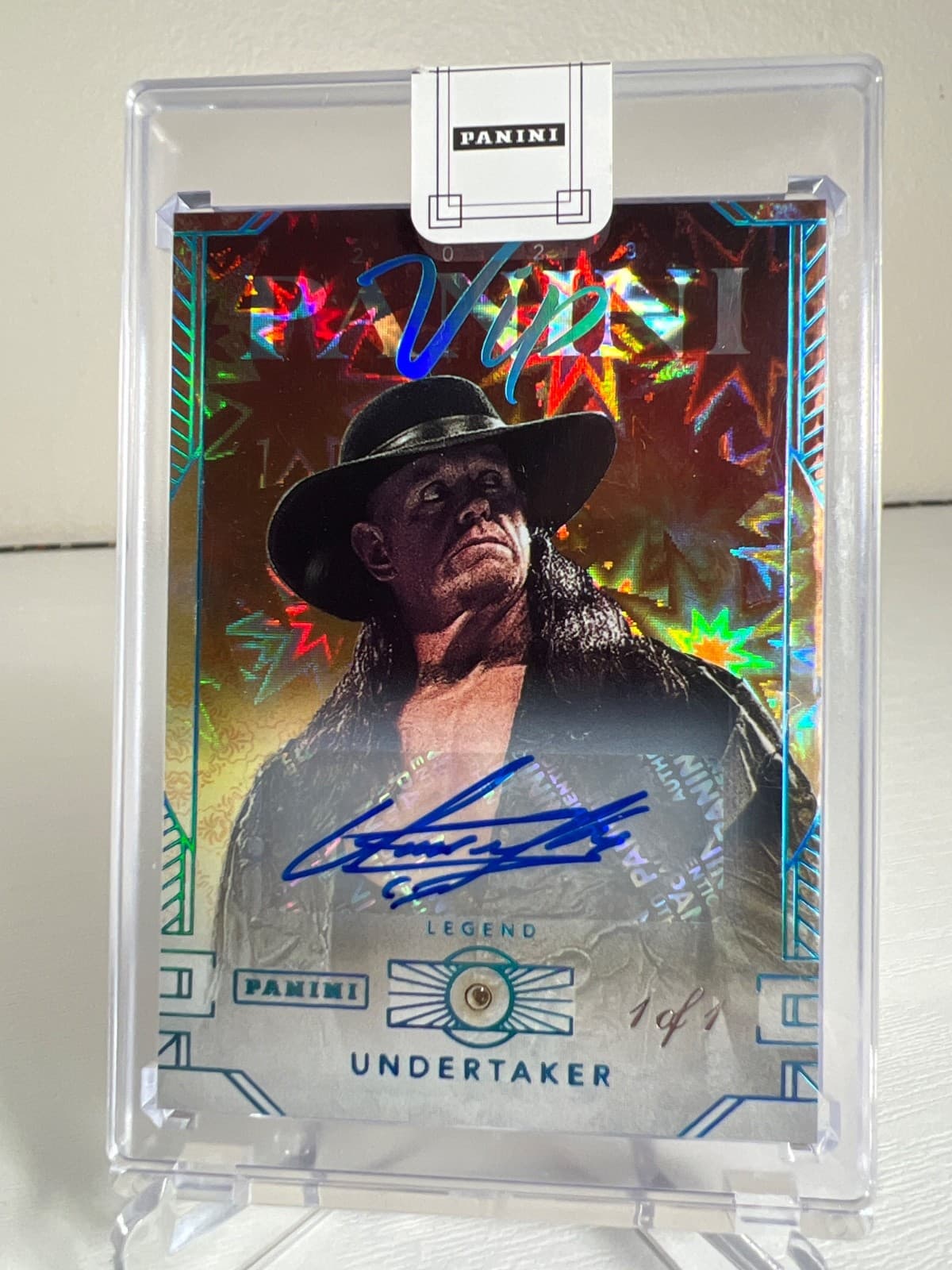 2023 WWE Panini National Undertaker Autograph VIP Diamond Auto 1/1