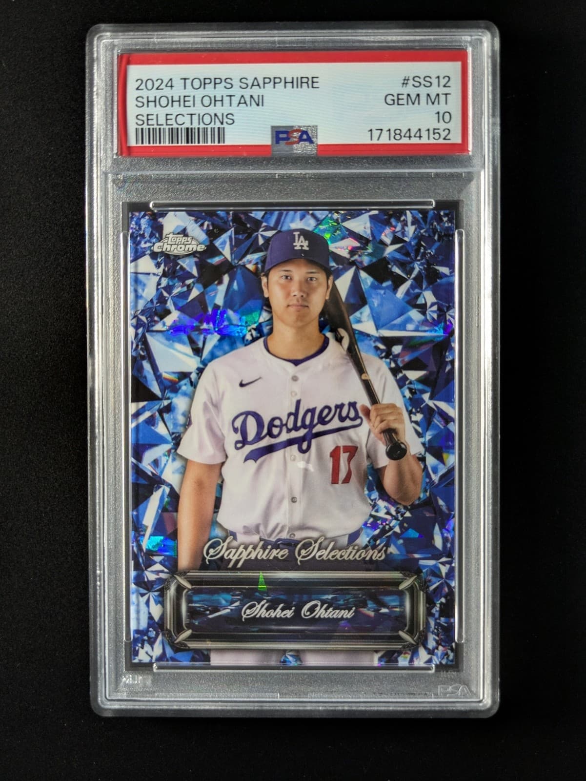 2024 Topps Chrome SHOHEI OHTANI Sapphire Selections SSP Dodgers #SS-12 PSA 10