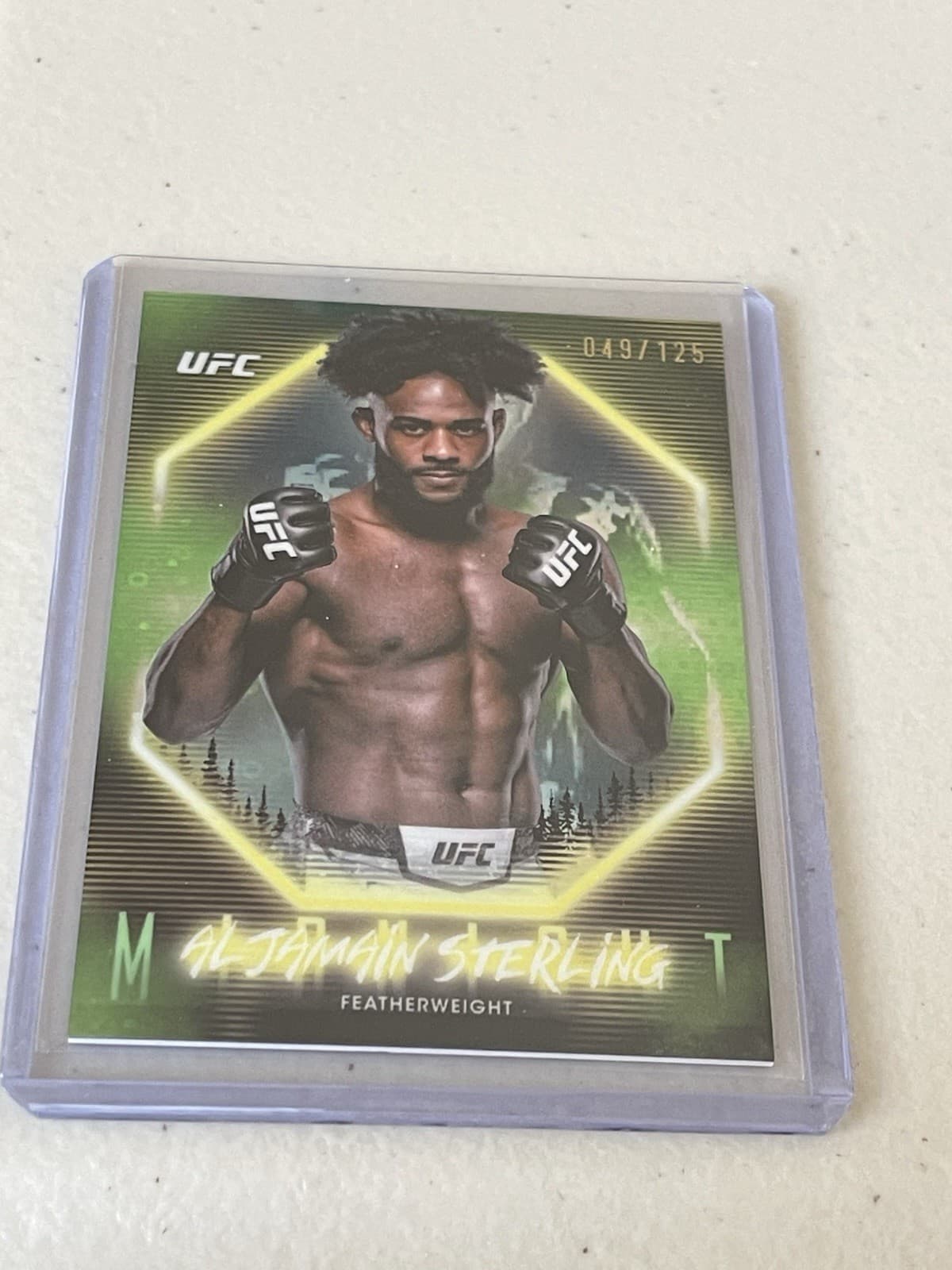 Topps Midnight UFC 2025 Aljamain Sterling MMA Serial #98/125