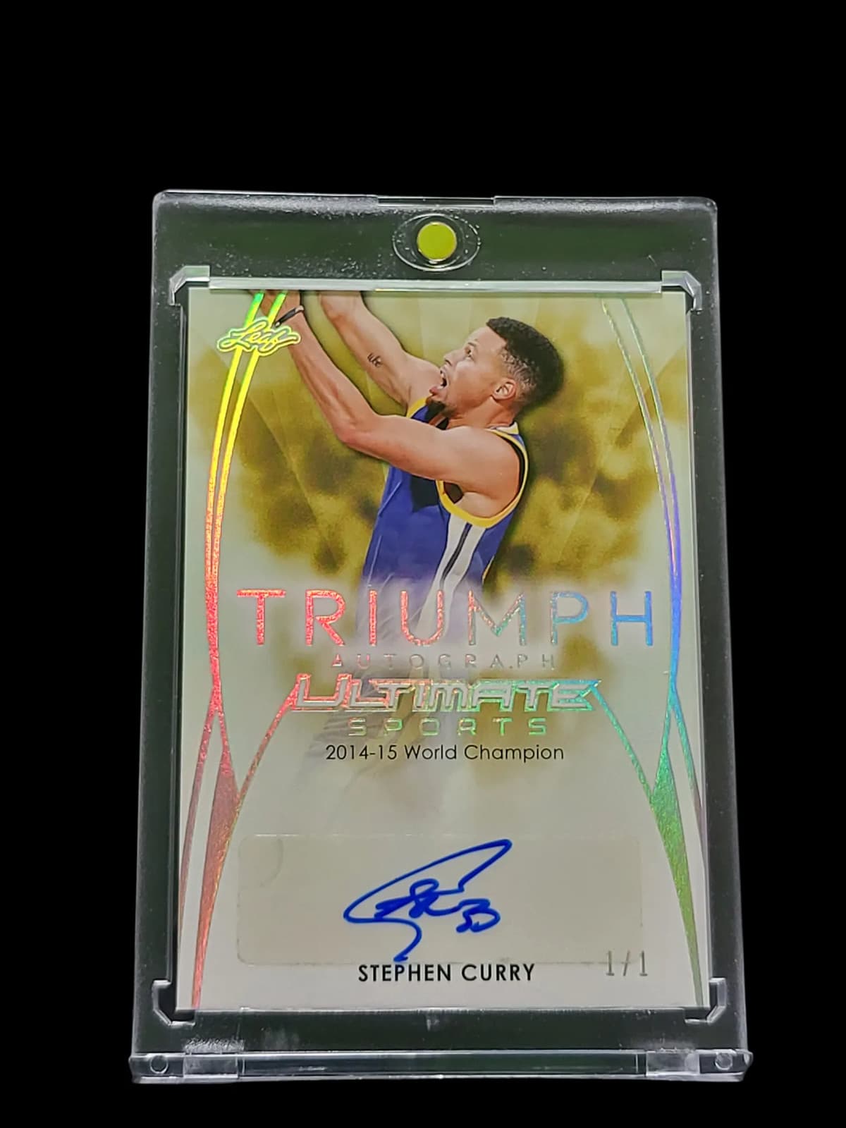 2019 Leaf Ultimate Sports Triumph Autograph Stephen Curry #UT-SC1 1/1