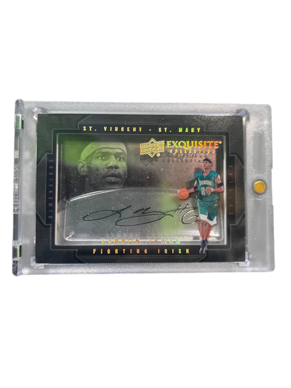 2011 Upper Deck Exquisite Collection Dimensions LeBron James #D-JA