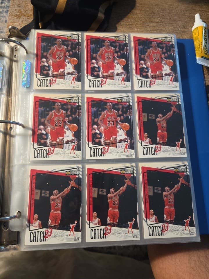 Michael Jordan Catch 23 Upper Deck Collectors Choice Lot Of 5 Basketball Cards