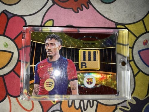 TOPPS SUPERSTARS RELIC CARD,  TOPPS UEFA CLUB COMPETITIONS 2024/25 RAPHINHA 1/1