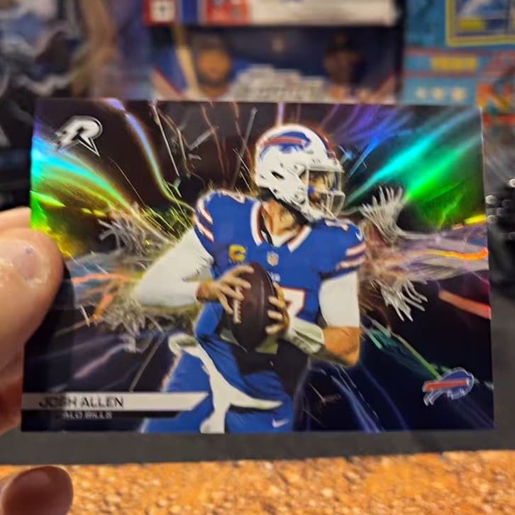 Topps Resurgence Wired Football Josh Allen Buffalo Bills Insert Card W-7 SSP