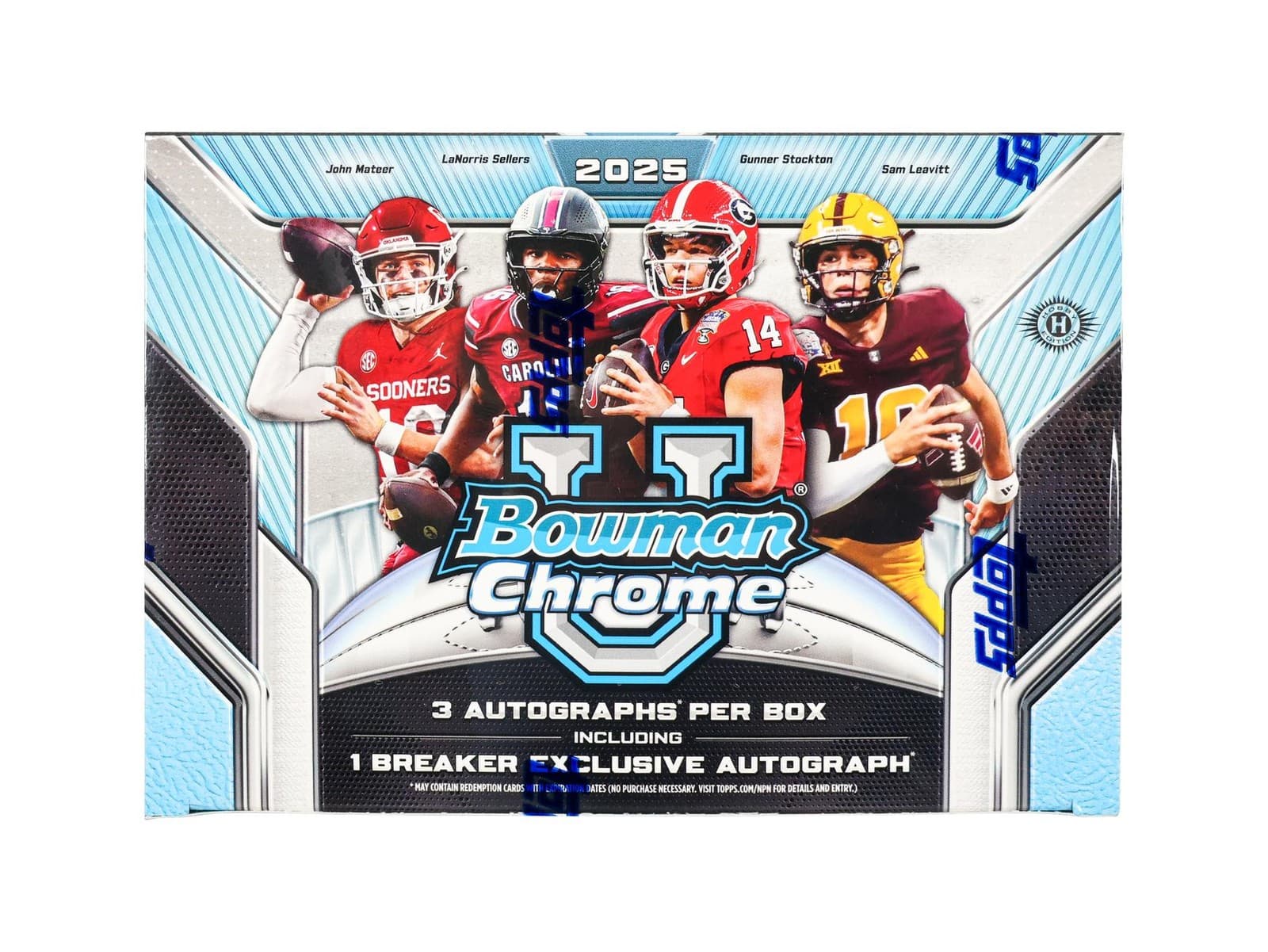 2025 Bowman University Chrome Football Delight Box