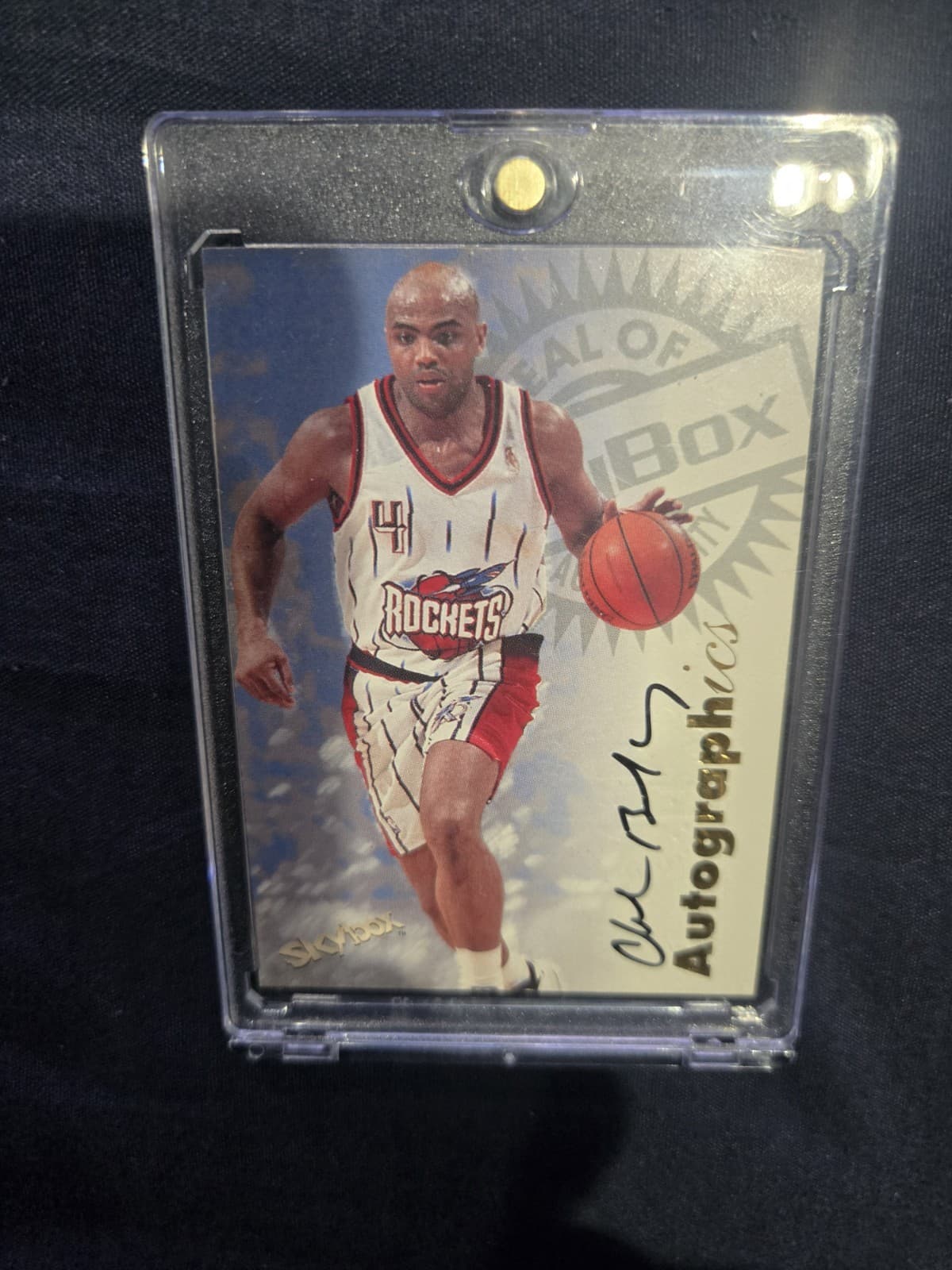 CHARLES BARKLEY SKYBOX AUTOGRAPHICS CERTIFIED Auto