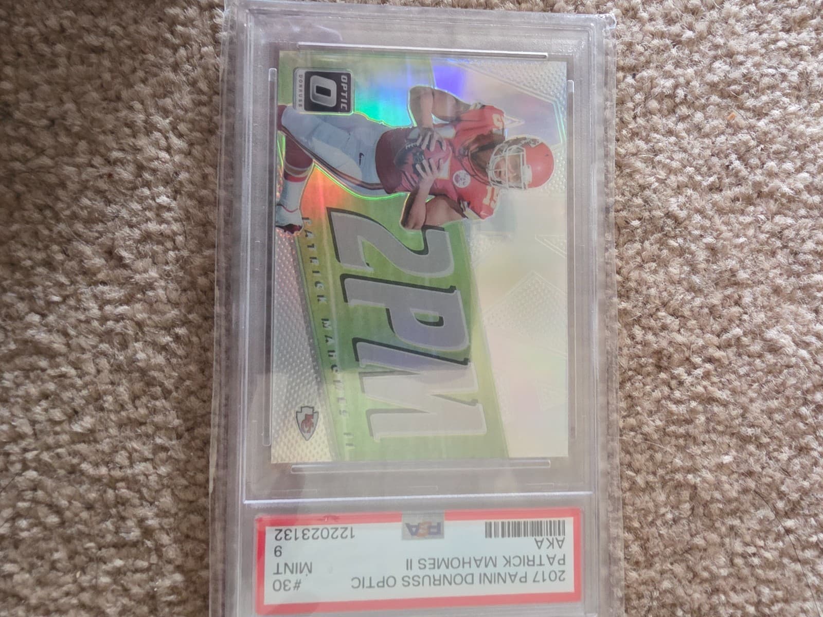 2017 Donruss Optic - Aka Patrick Mahomes II #30 (RC)