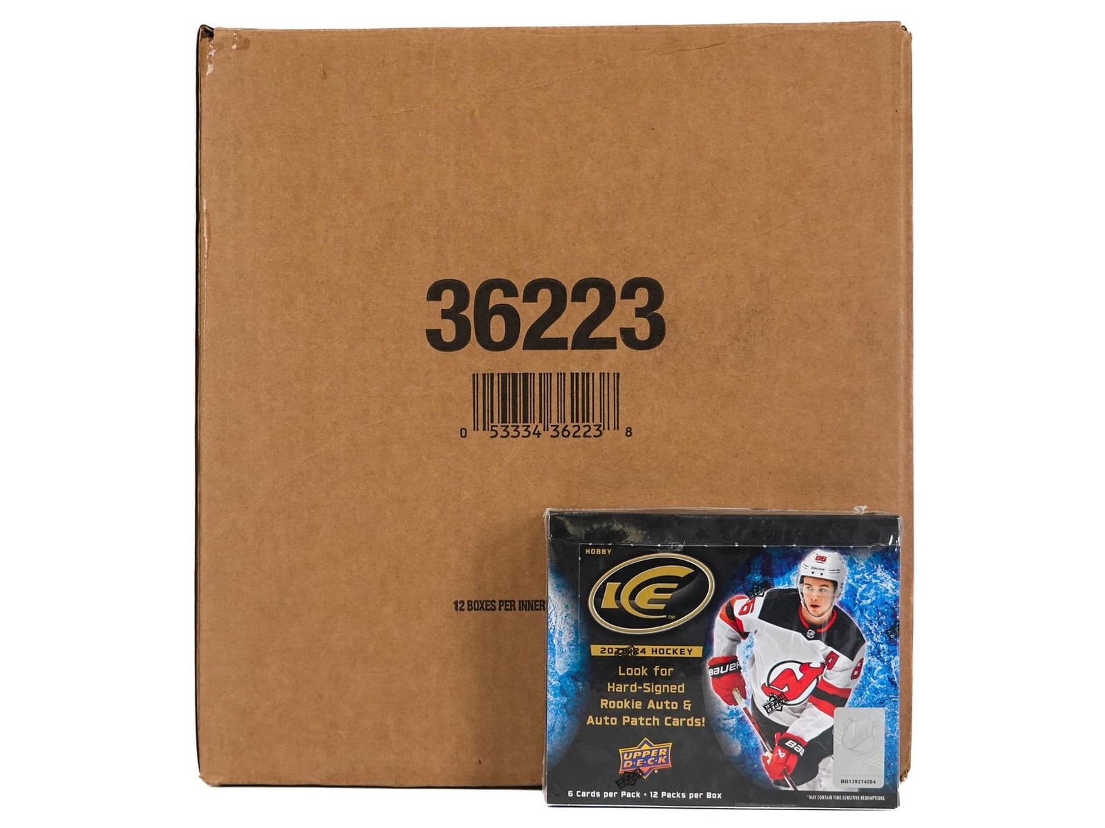 2023/24 UPPER DECK ICE HOCKEY HOBBY 24-BOX CASE