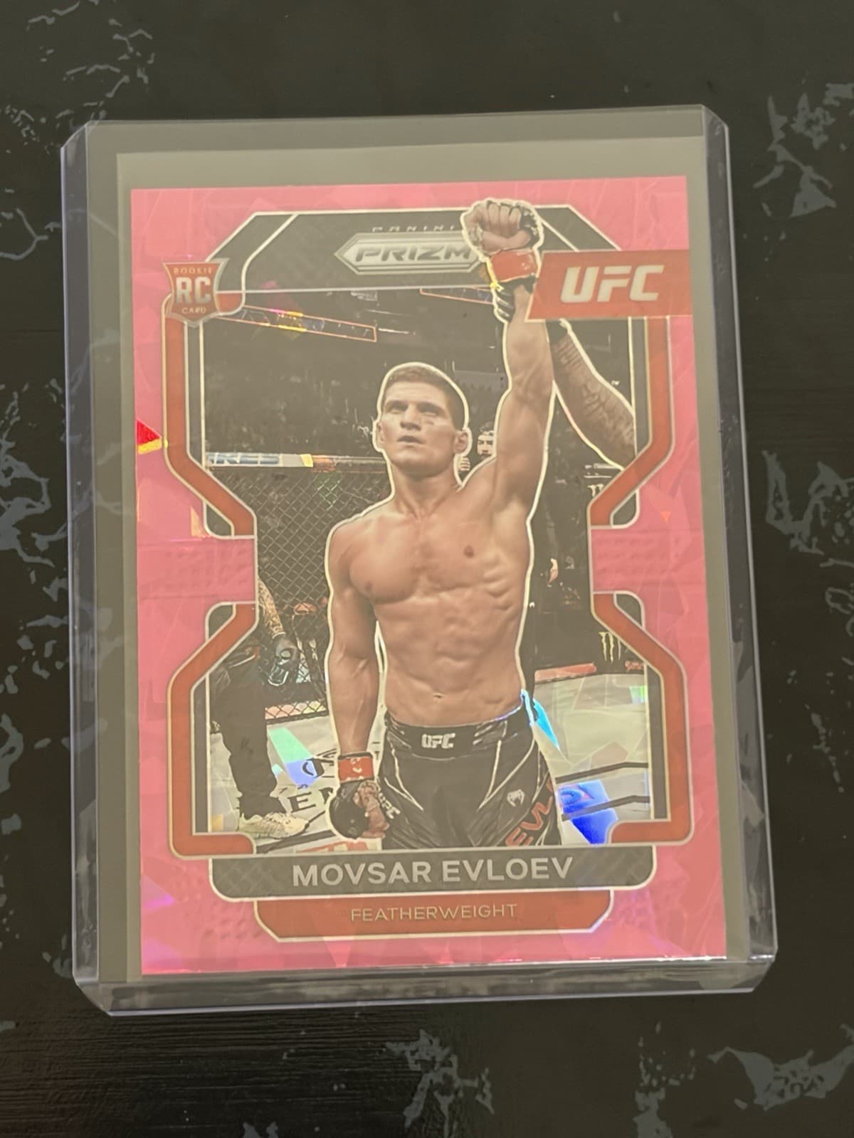 Panini 2022 Prizm UFC Movsar Evloev Rookie Card SP #130 MMA Trading Card