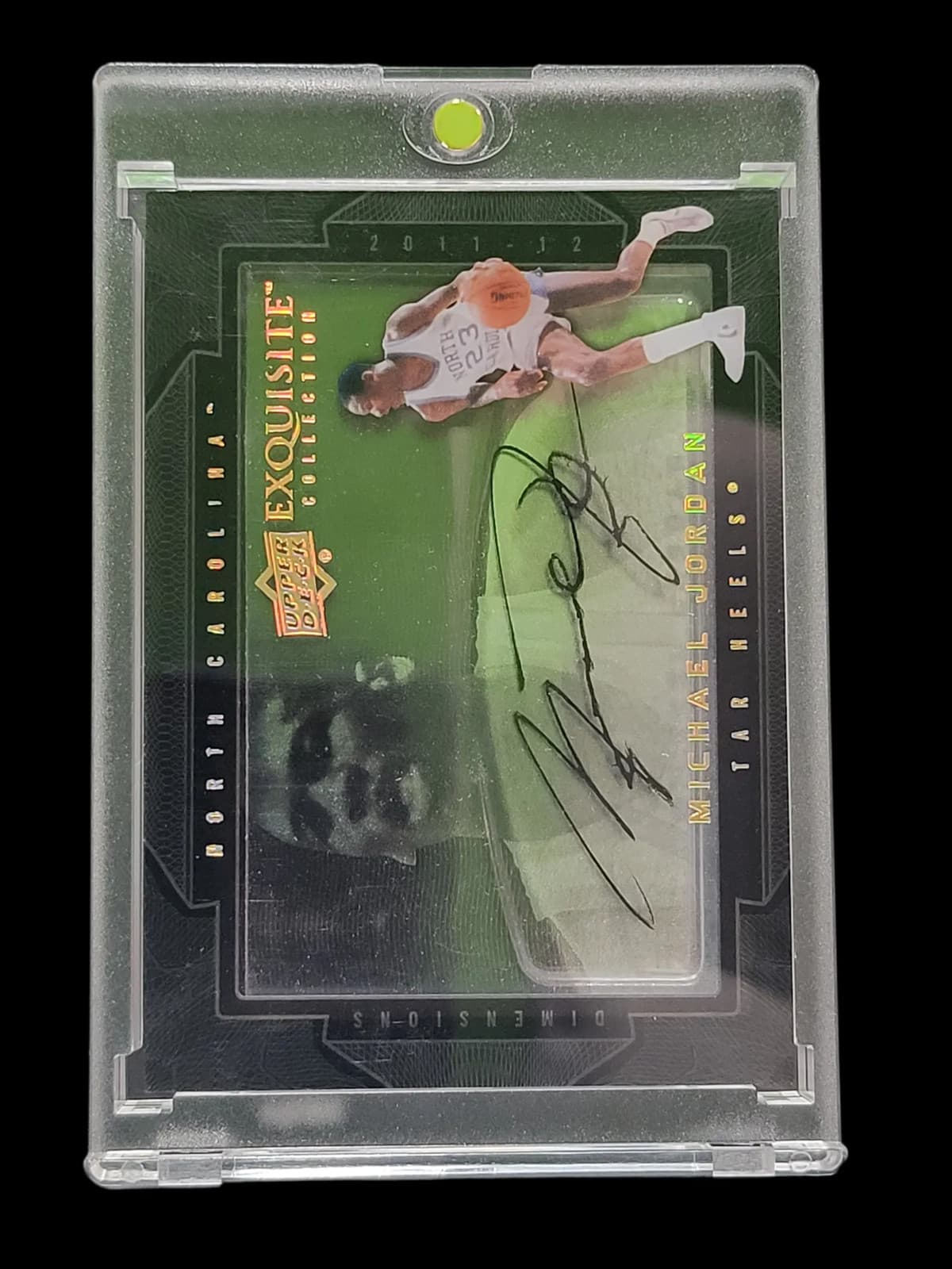 2011 Upper Deck Exquisite Collection Dimensions Michael Jordan #D-MJ