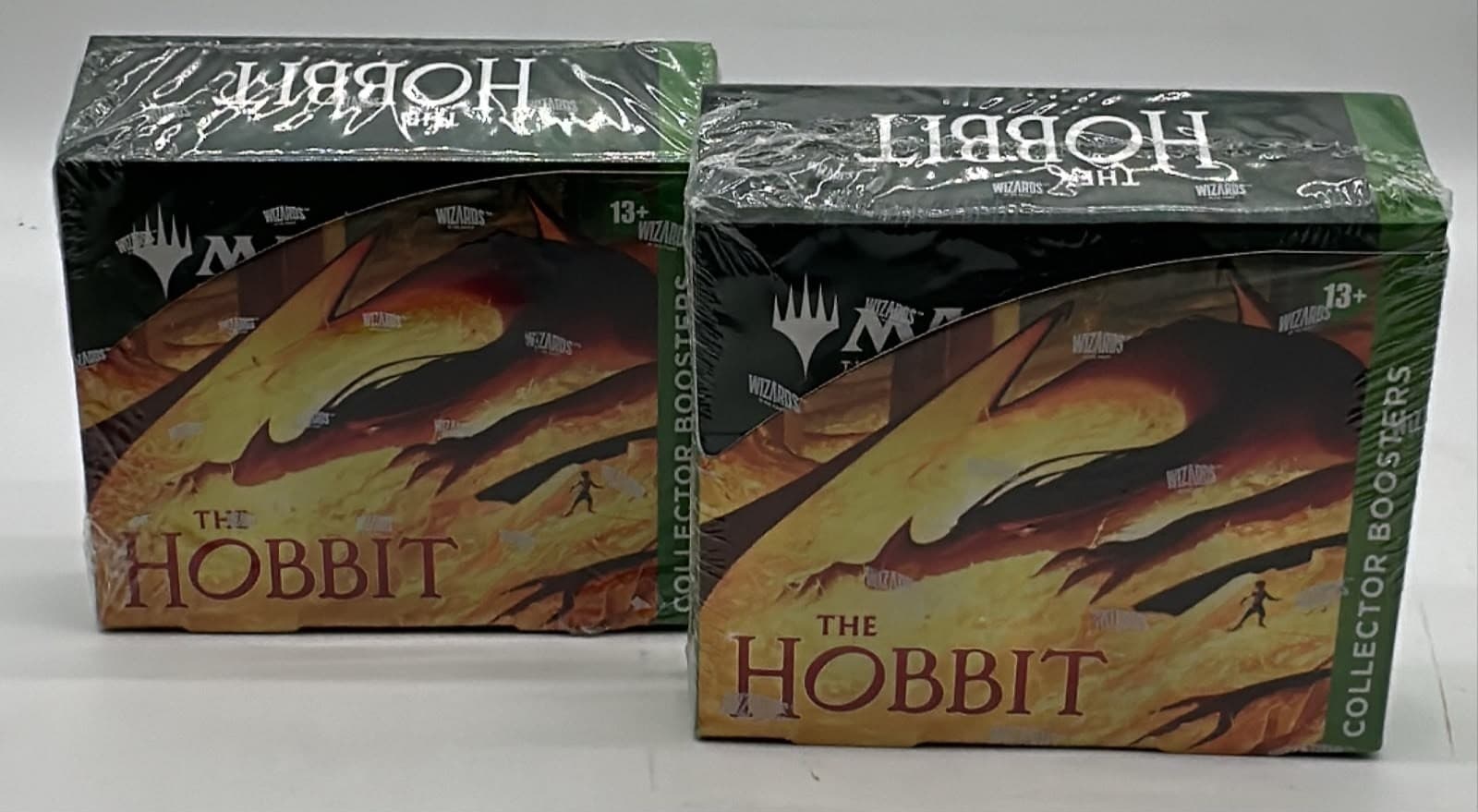 Auction #3 Lot of (2) Magic The Gathering The Hobbit Collector Boosters SEALED