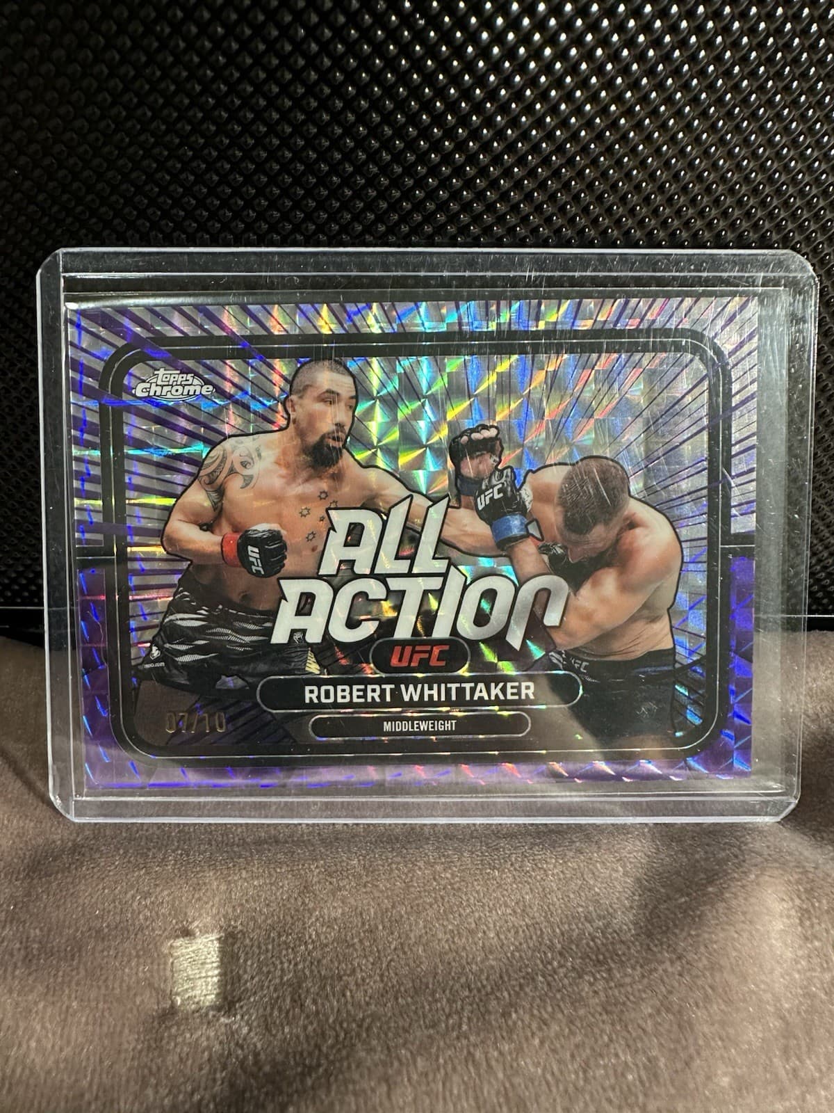 Topps 2026 Chrome UFC All Action Robert Whittaker #AA-4 /10 MMA