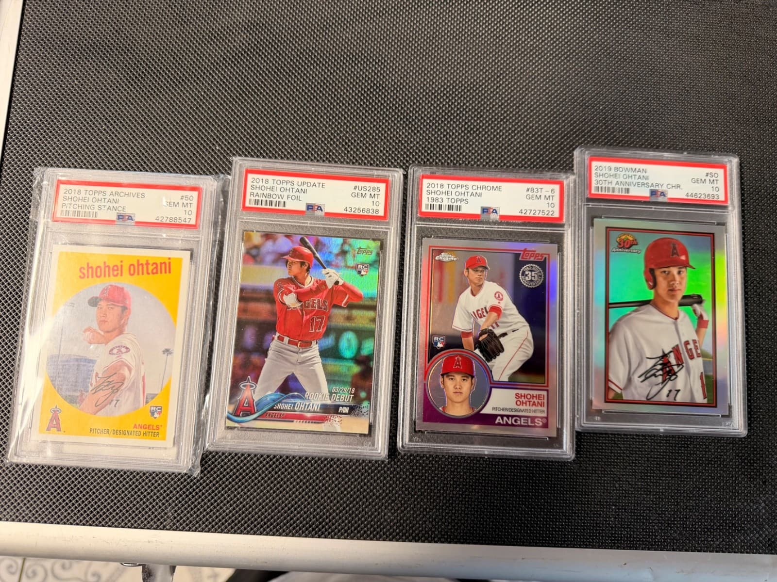 shohei otani rookie card psa 10 