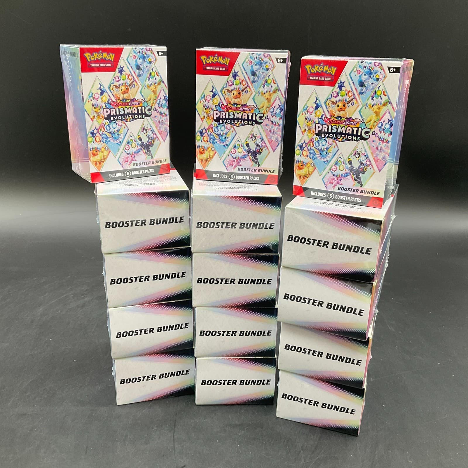 Lot of (15) Pokemon TCG Prismatic Evolutions Booster Bundles SEALED