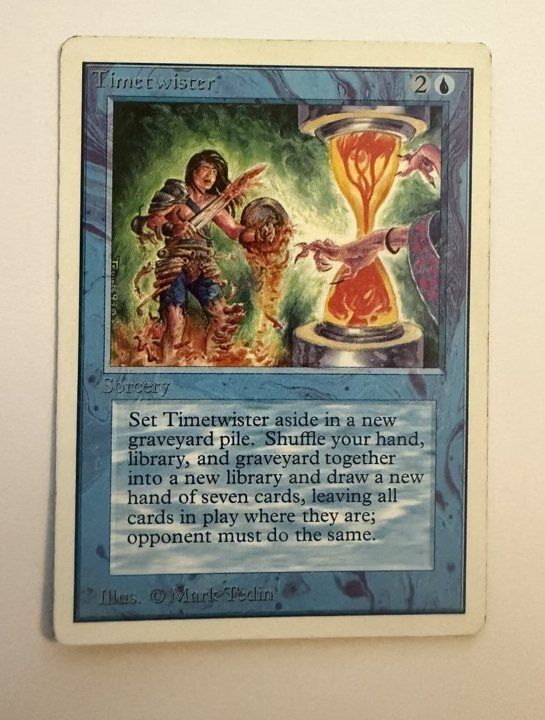 Timetwister Unlimited Edition  Magic The Gathering 1993 MTG