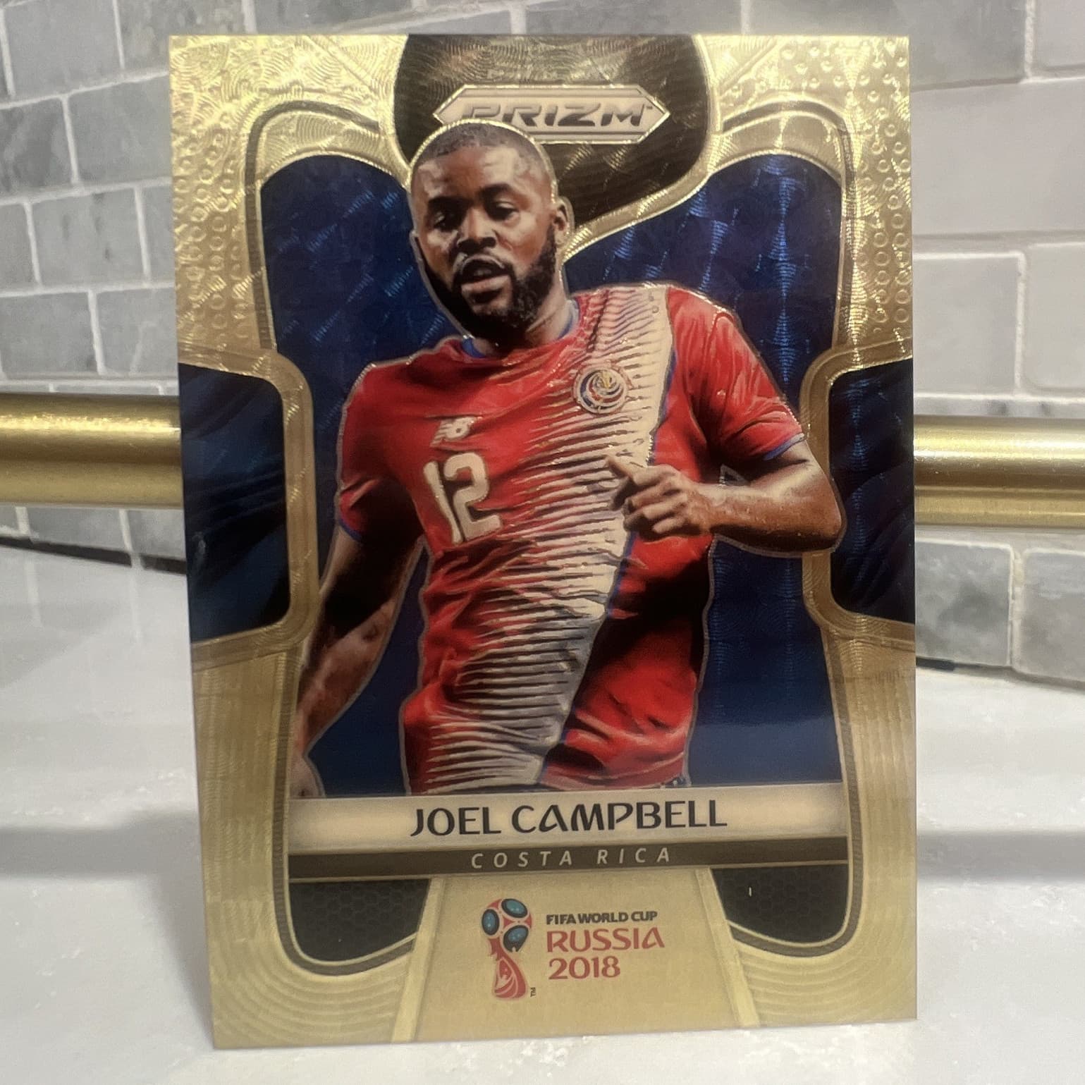 Panini 2018 Prizm World Cup Joel Campbell Costa Rica #52 power Gold /5