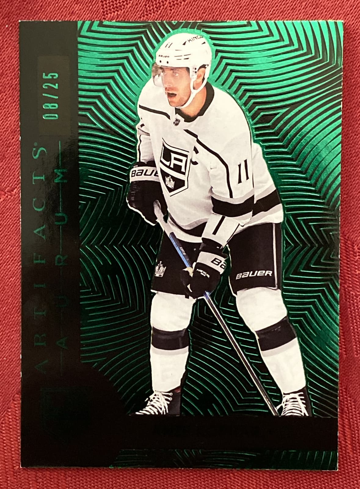 2020-21 Upper Deck Artifacts Hockey Aurum Anze Kopitar A-11 Kings Emerald /25