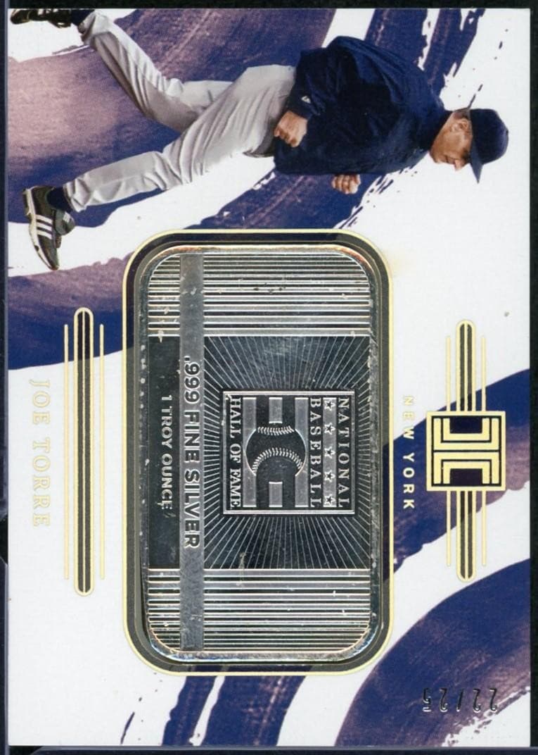 2024 Panini Impeccable Joe Torre Silver Bar 1oz /25 #6