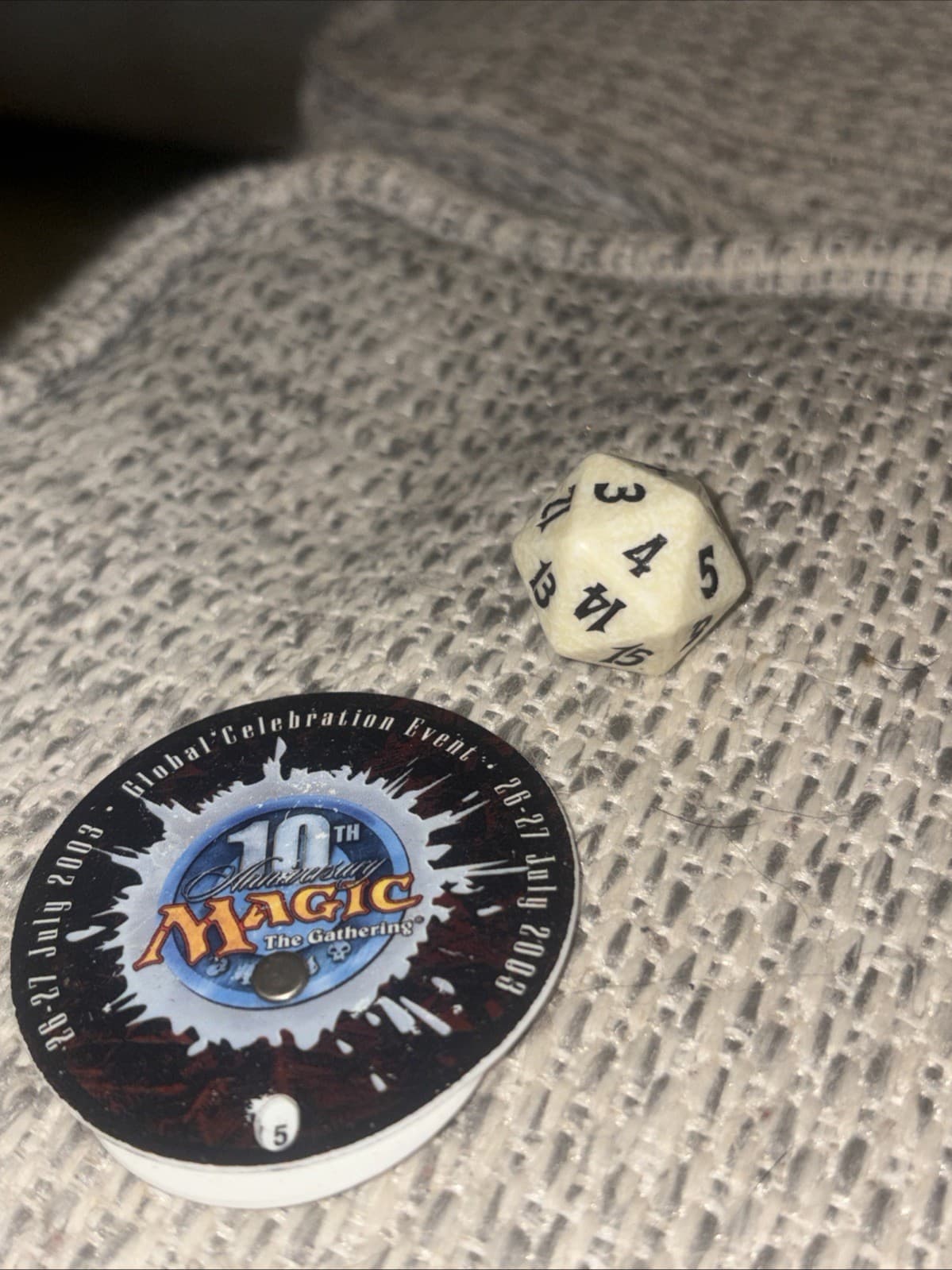 Magic the Gathering Dice/RARE Odessey Spin down Counter 2001 VHTF