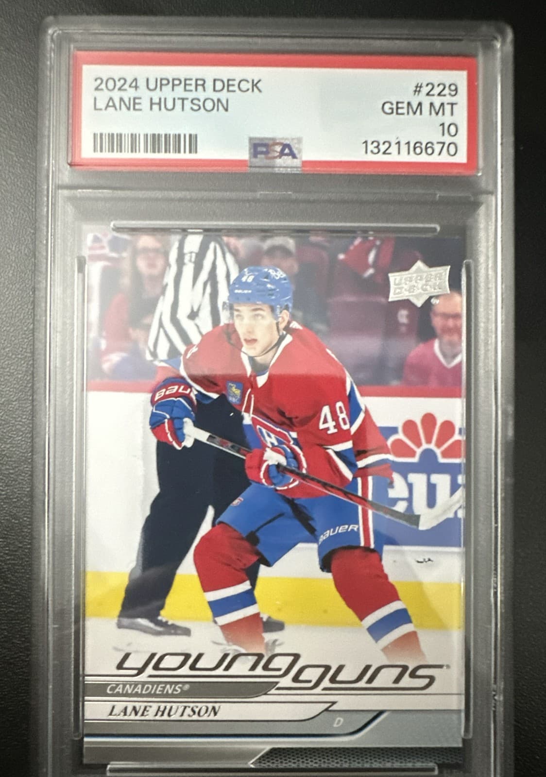 2024-25 Upper Deck Series 1 - Young Guns Lane Hutson #229 (RC)