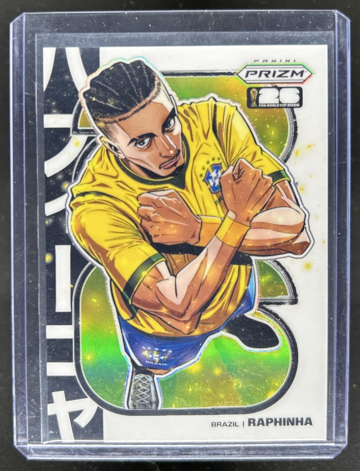 2026 Panini Prizm World Cup Raphinha Manga SSP #8 Brazil