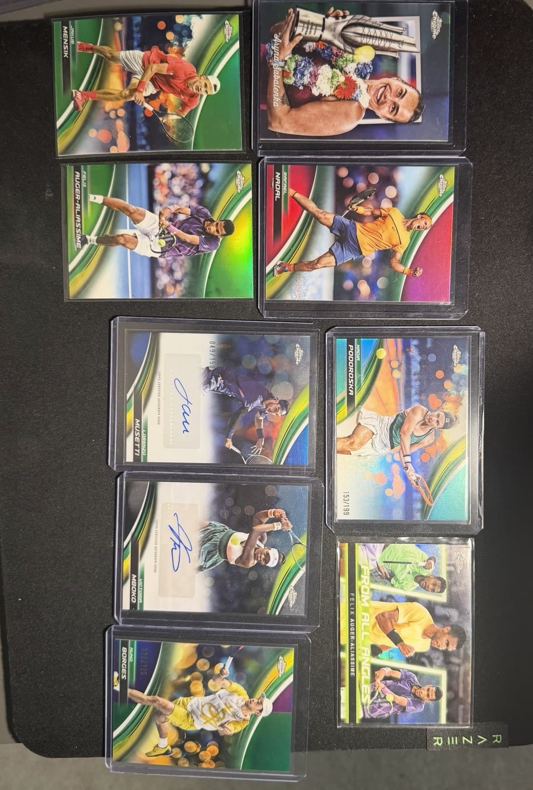 2025 Topps Chrome Tennis Lot: Autos/Numbered/Inserts/Rookies