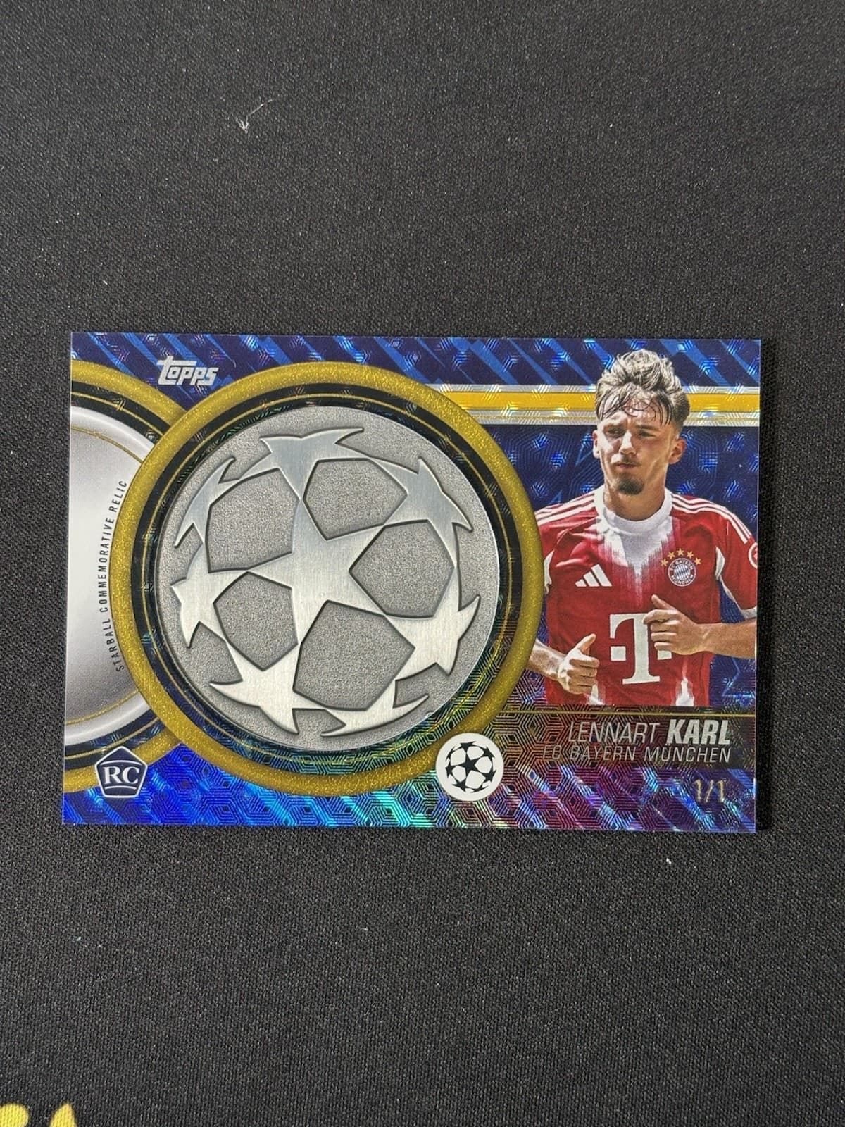 Lennart Karl 1/1 Starball Rookie 2025/26 Topps Flagship UCC